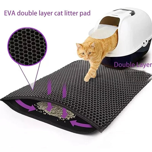 Double layer Cat Litter Mat