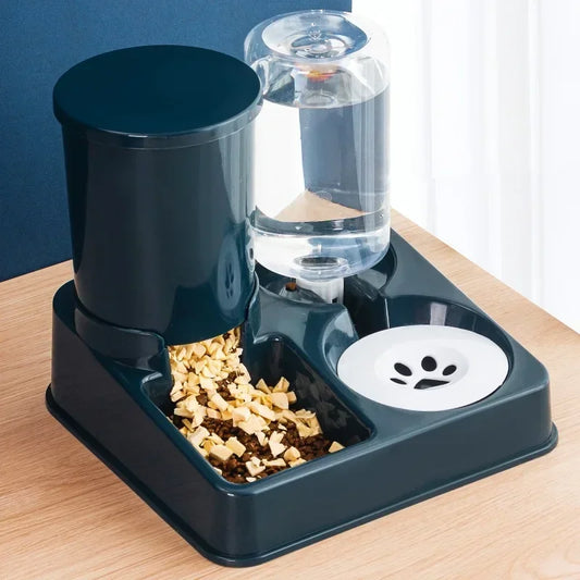 Automatic Cat Feeder Water Dispenser Set,