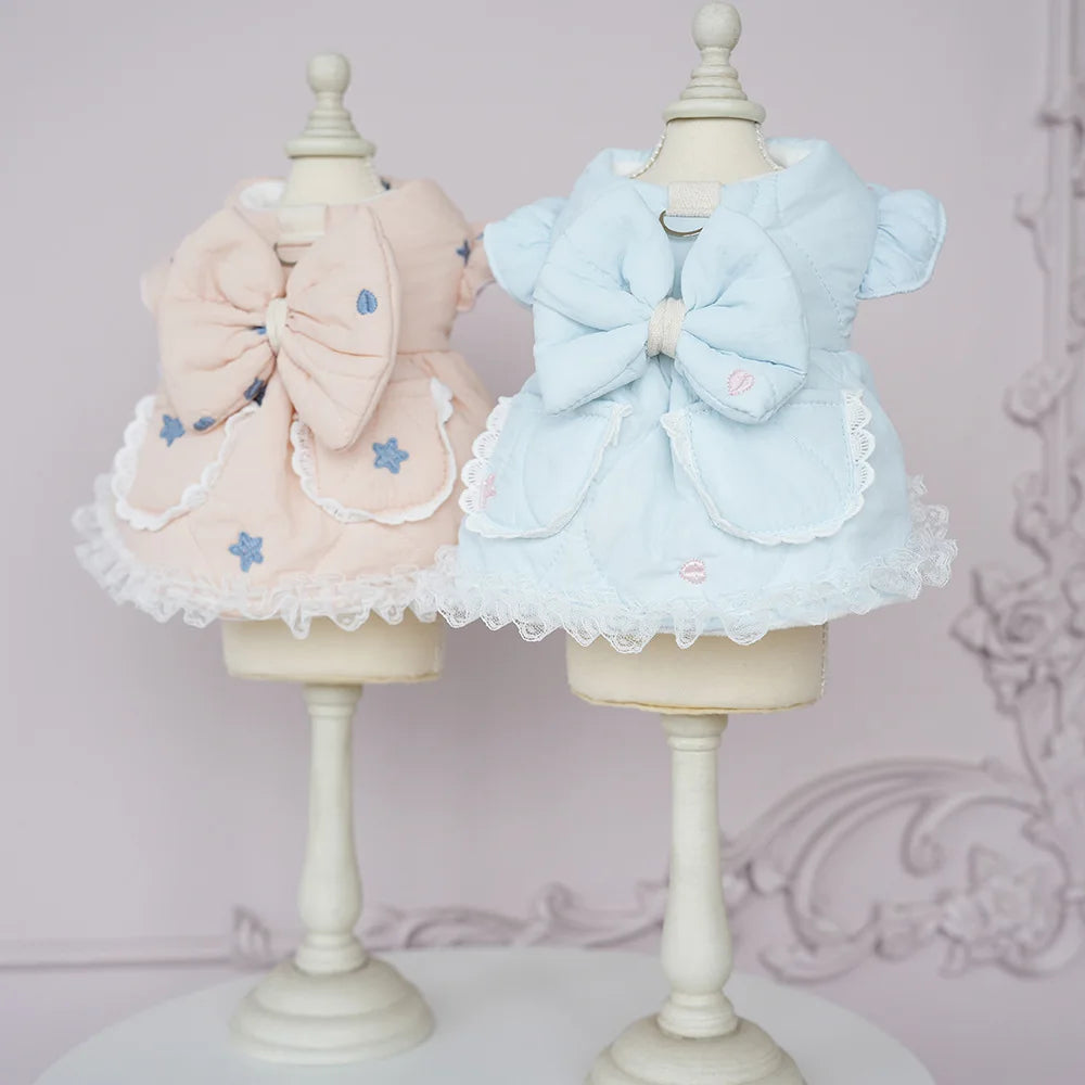 Pet Autumn/Winter Star Embroidered Coat