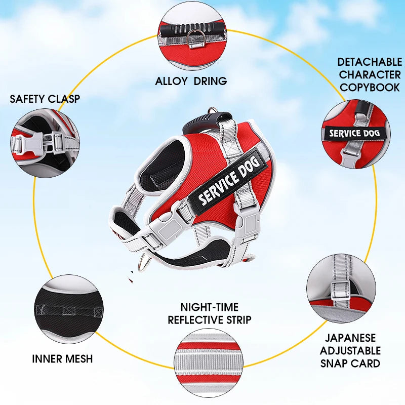Service Dog Vest Harness