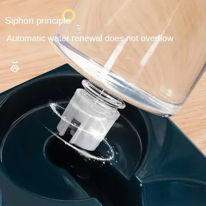 Automatic Cat Feeder Water Dispenser Set,
