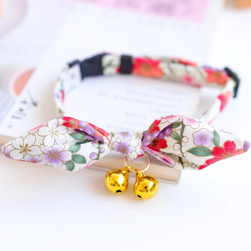 Cute Japanese Print Pet Dog Collars