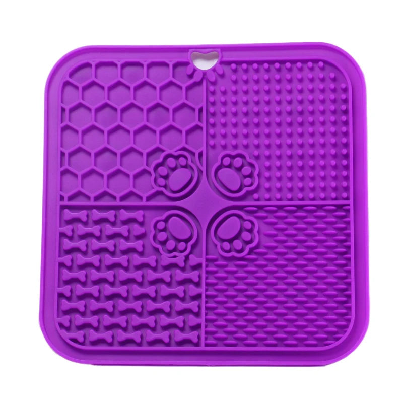 11 Colors Pet Slow Feeding Mat With Spatula