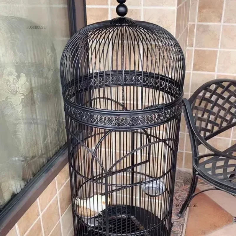 Extra Large iron Cylindrical Bird Cages