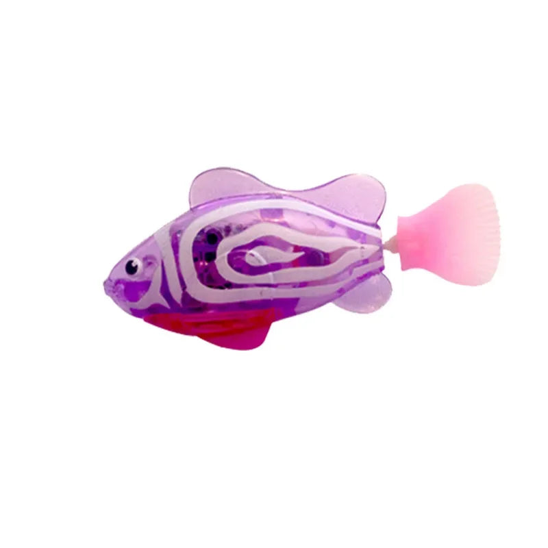 Pet Cat Toy LED Interactive Swimming Robot Fish