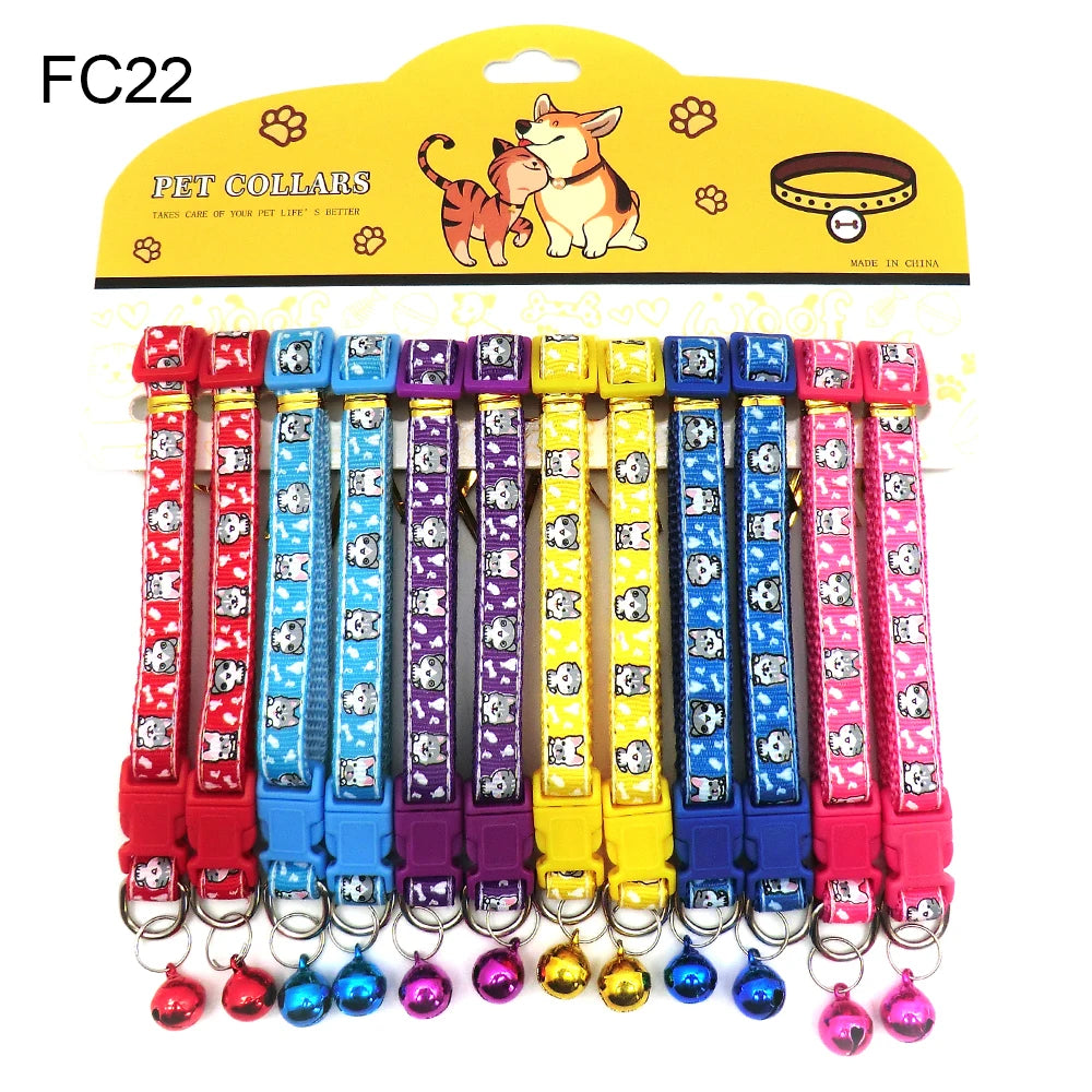 12Pcs Mix Color Anti-Lost Collars