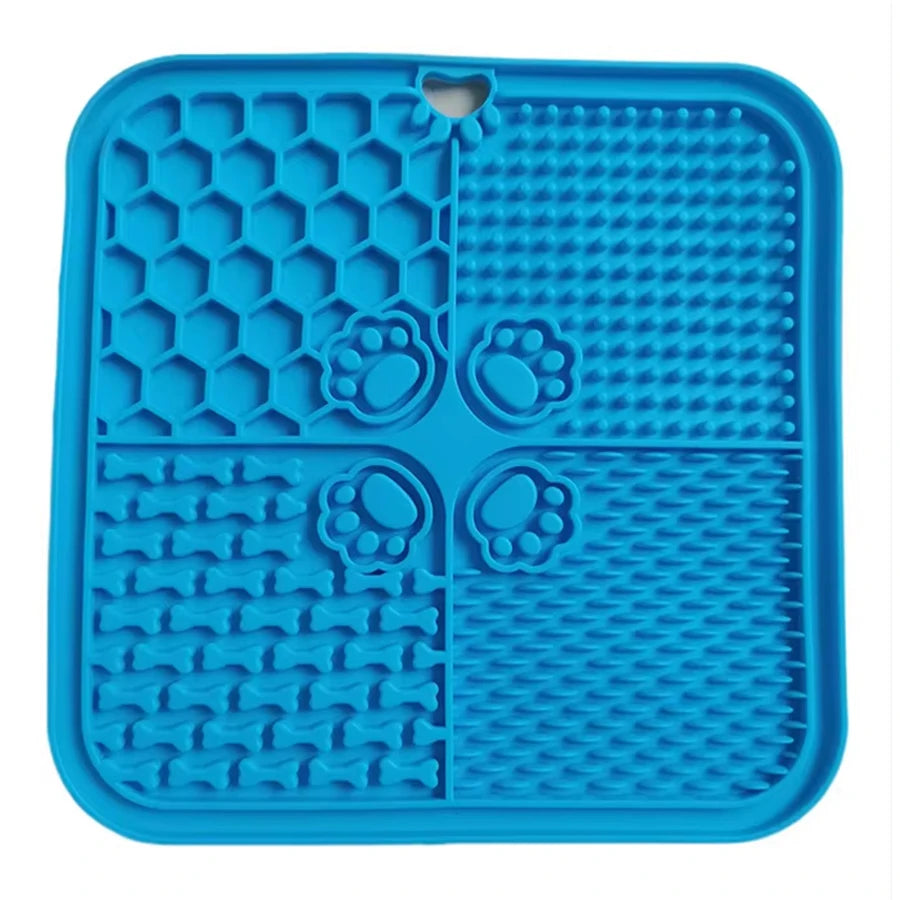 11 Colors Pet Slow Feeding Mat With Spatula
