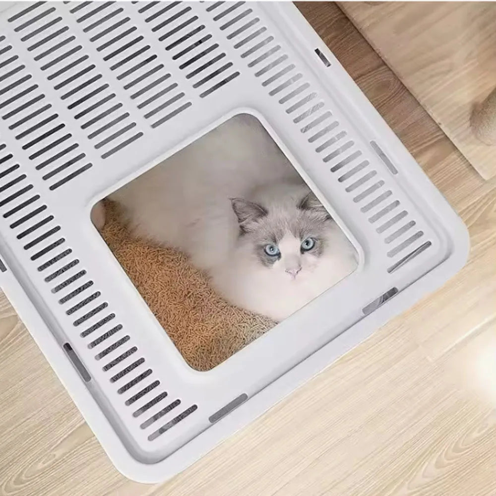 Foldable Litter Box: Drawer Scooper