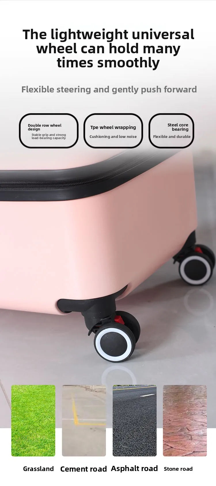 Large Pet Travel Carrier Rolling