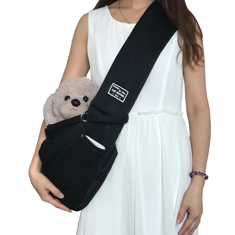 Cotton Comfortable Dog Crossbody Shoulder Bag