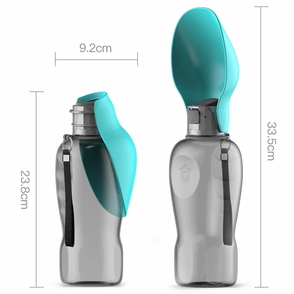 800ML Large Dog Water Bottle Dispenser