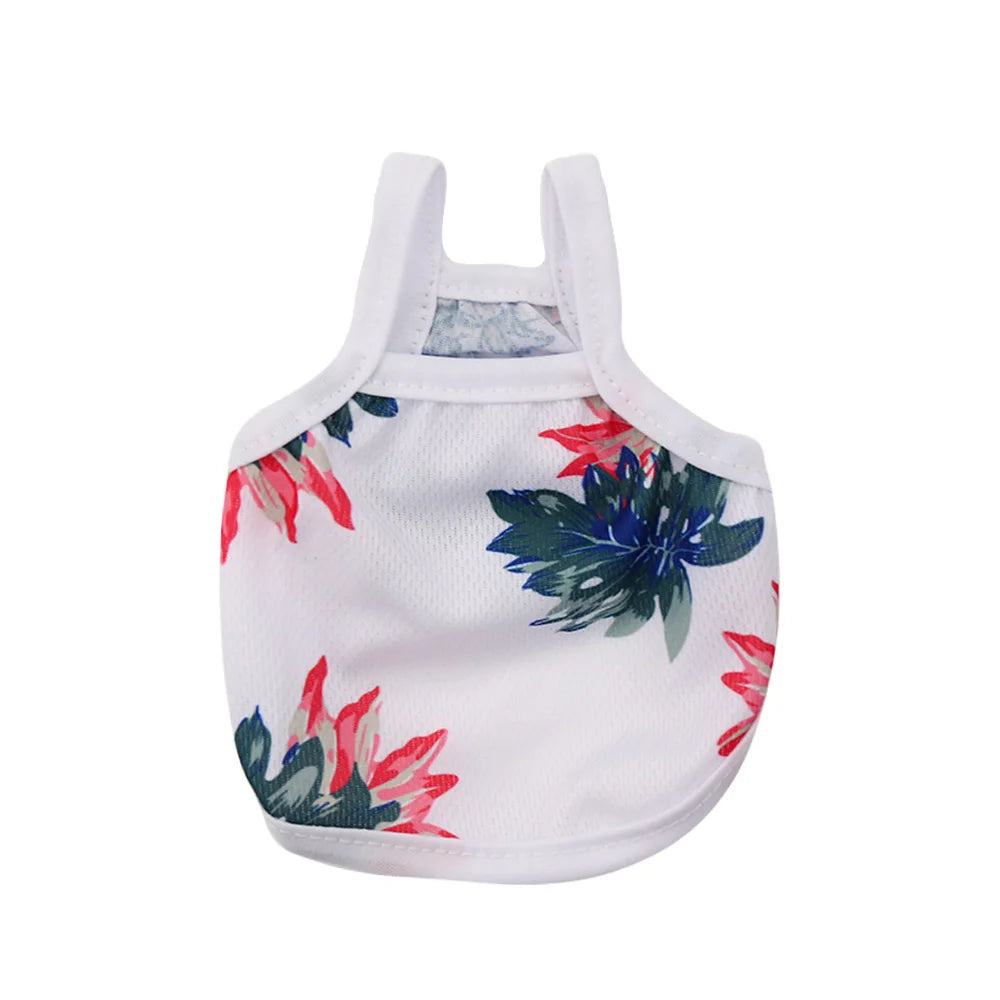 Cat and Dog Summer Clothing Hawaiian Style