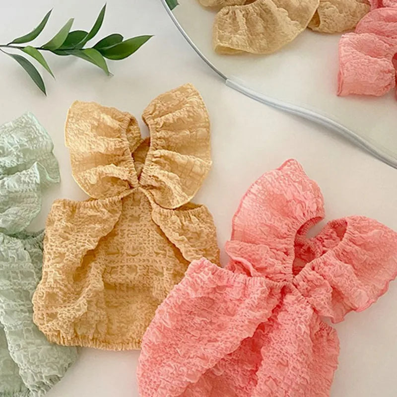 Summer Thin Pet Dog Vest Bubble Strap Small Dog Clothes