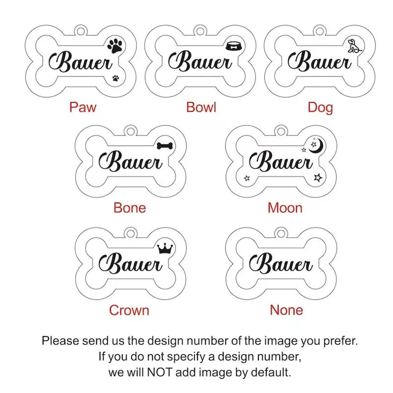Custom Double Side Dog Cat ID Tag