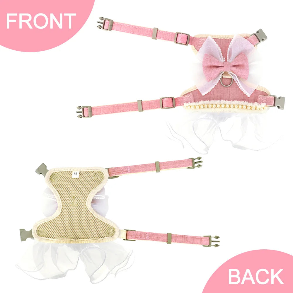 Nylon Cat Harness Leash Set