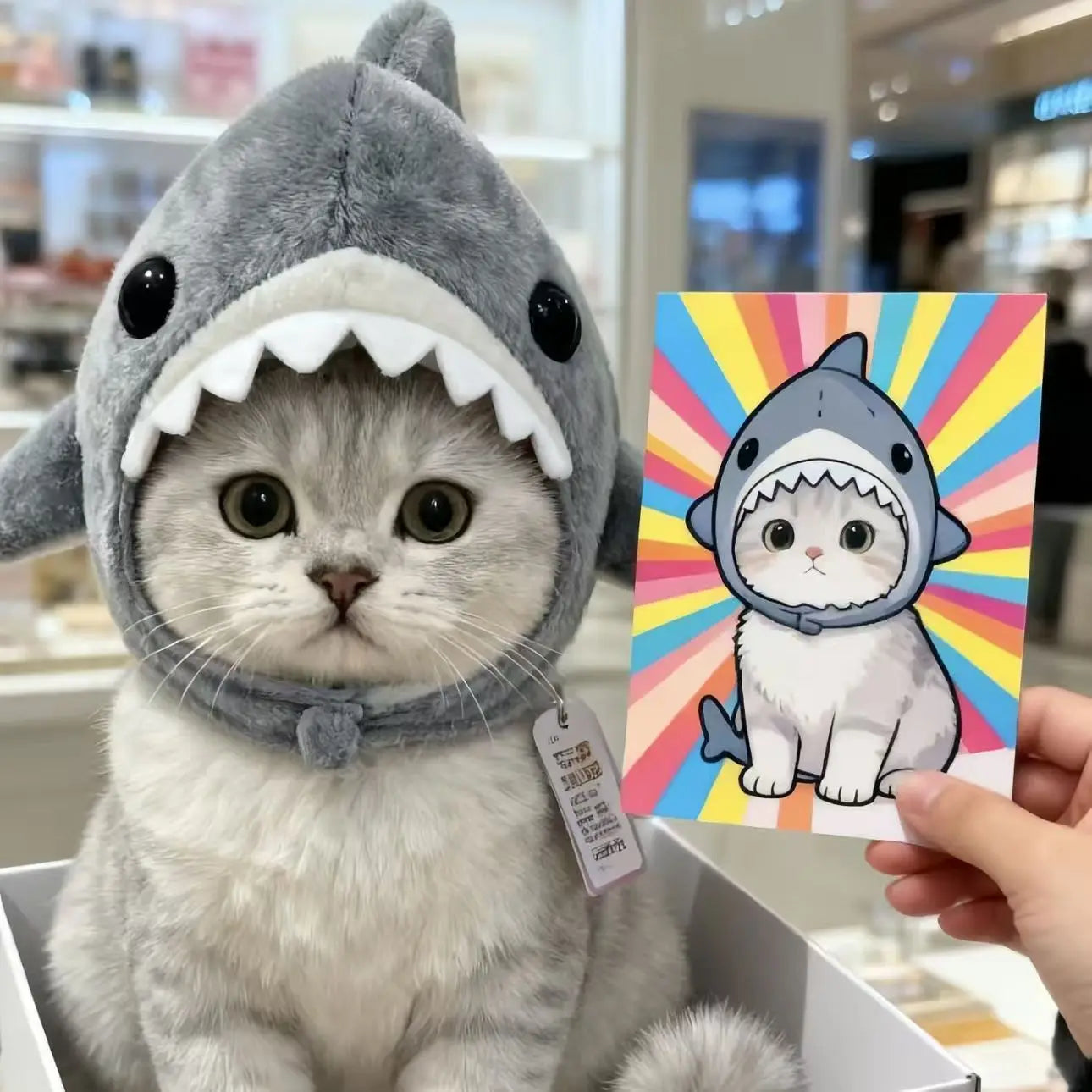 Cat headdress Shark
