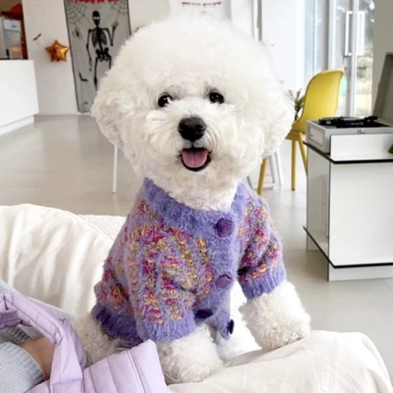 Pet Dog cardigan  Sweaters for Small Dogs