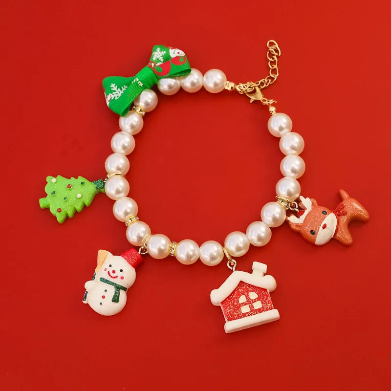 Christmas Collar Pendant Beads