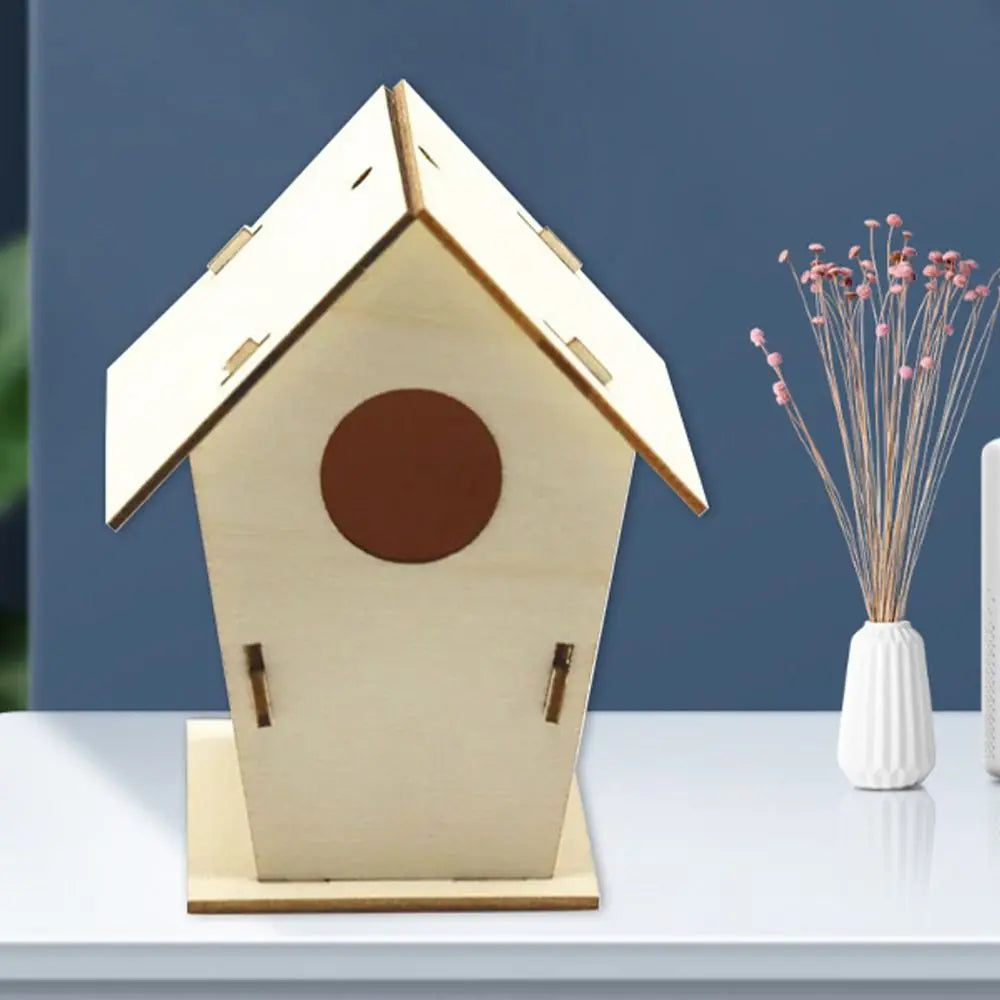 3pcs Home Crafts Wooden Bird Nest
