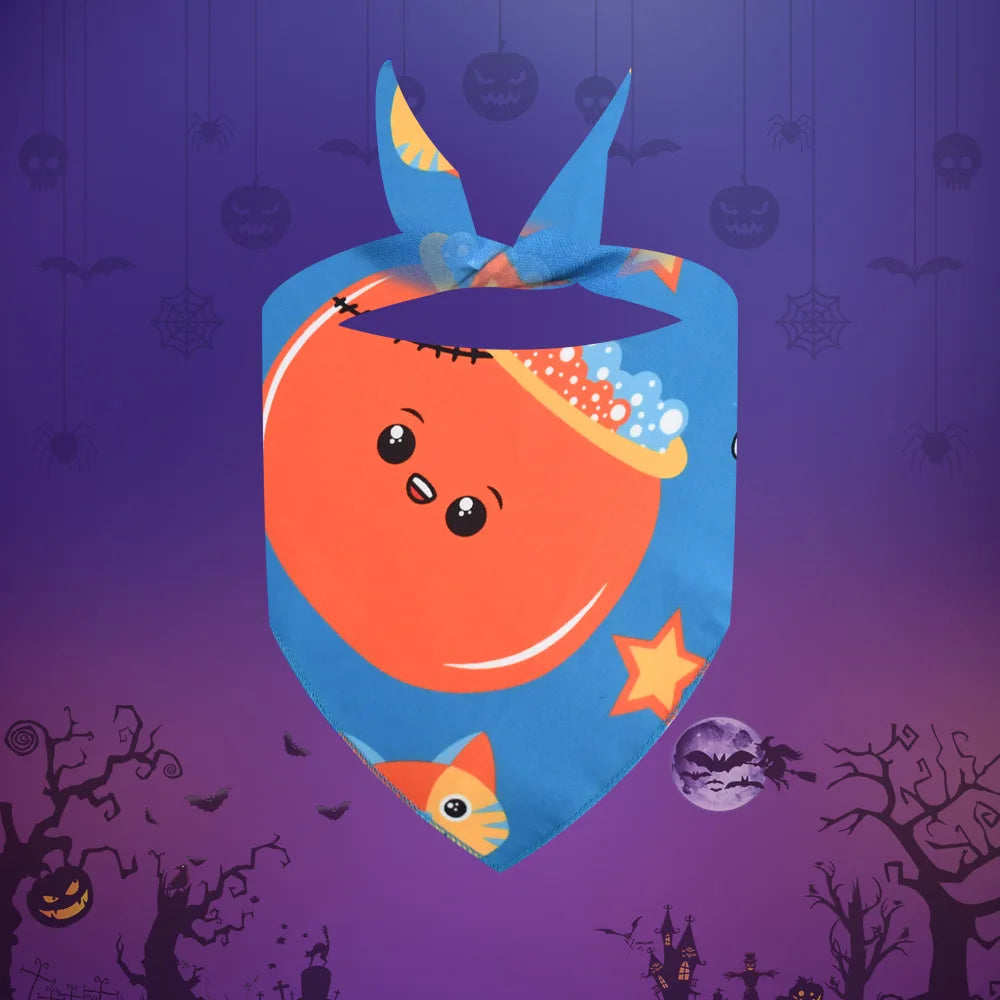 30pcs Halloween Pet Dog Bandanas