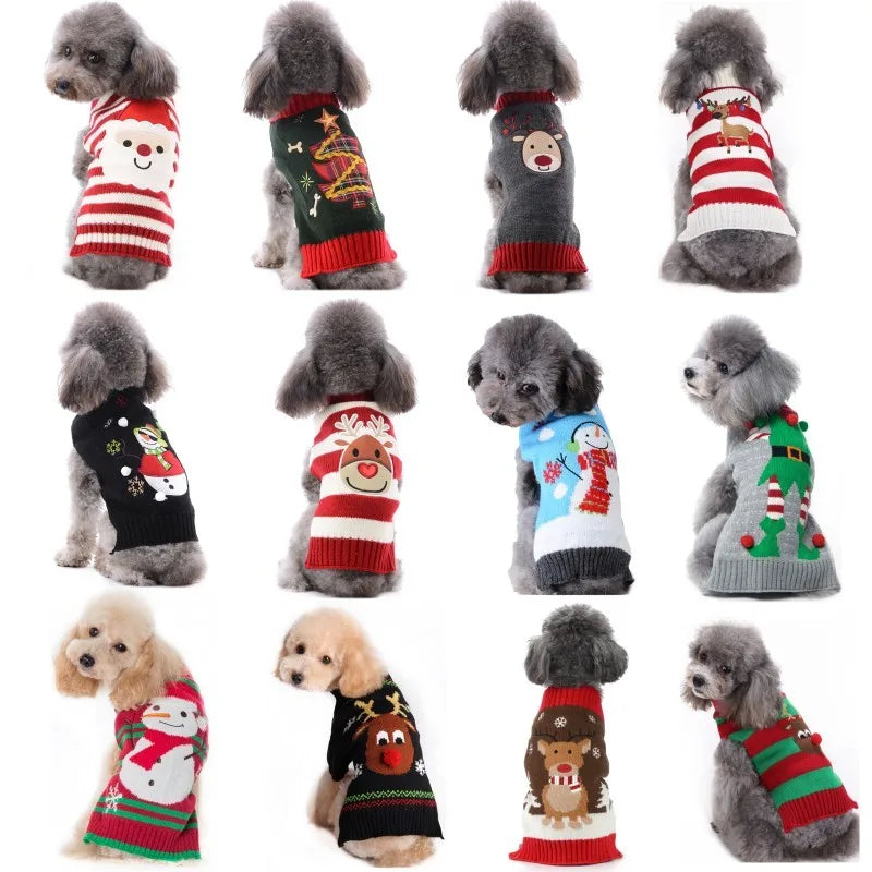 Dog Sweater Christmas Winter Warm