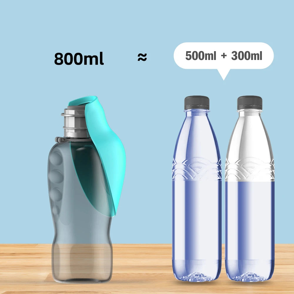 800ML Large Dog Water Bottle Dispenser