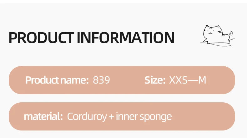 Cat Winter Small Dog Harness Leash