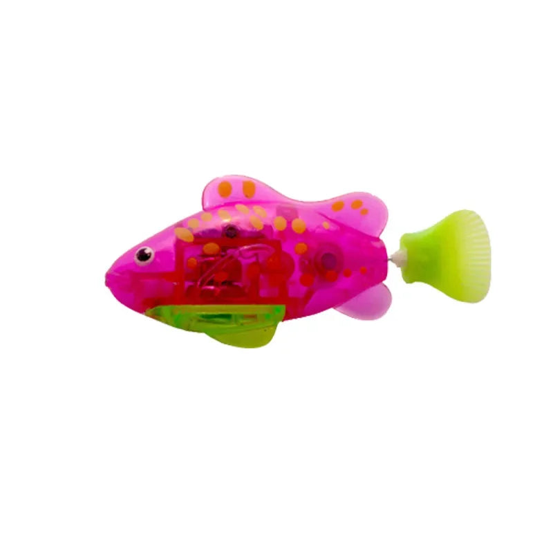 Pet Cat Toy LED Interactive Swimming Robot Fish