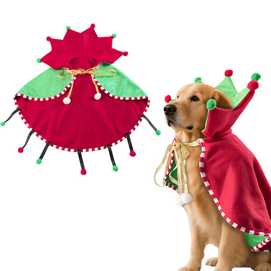 Christmas Pet Cape Costume