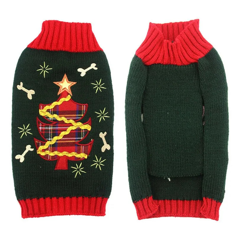 Dog Sweater Christmas Winter Warm