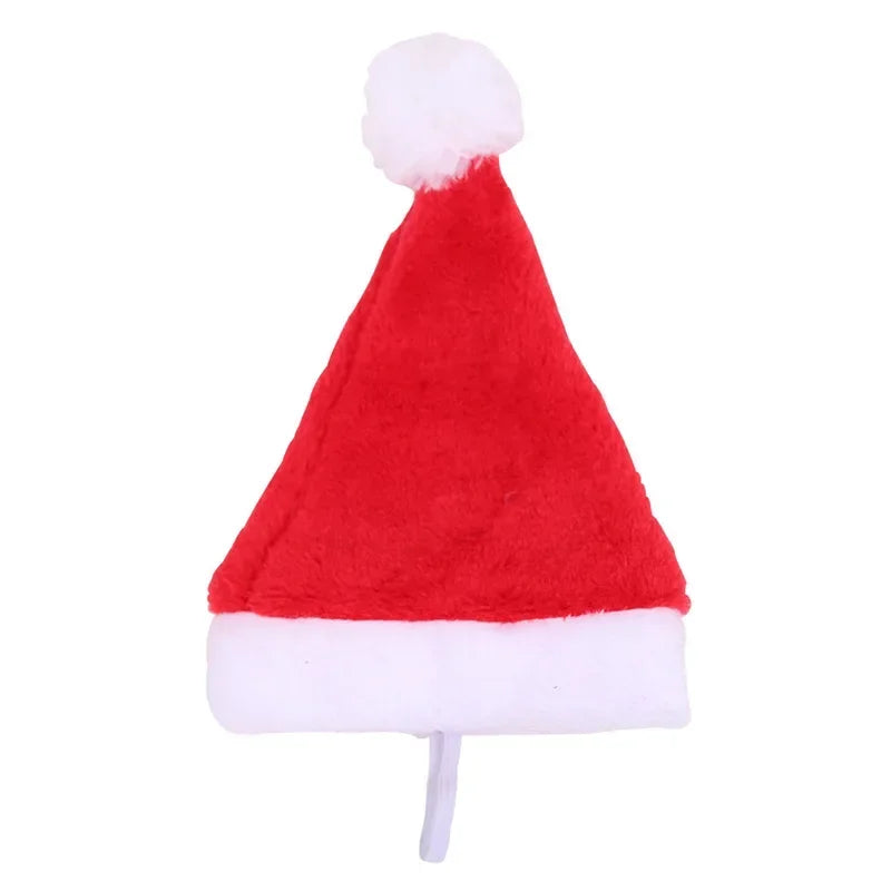 Deluxe Plush Christmas Pet Santa Hat