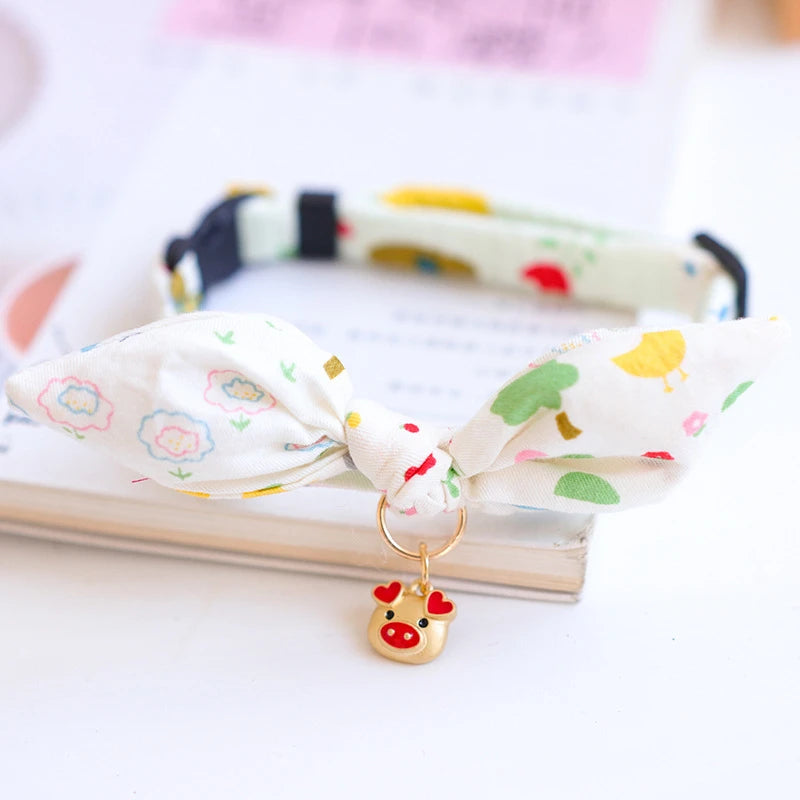 Cute Japanese Print Pet Dog Collars