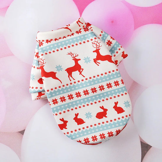 Christmas Small Dog Hoodie Coat