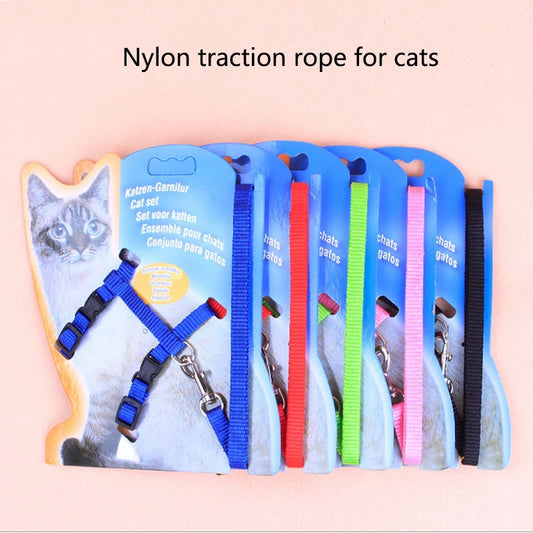 Cat and dog leash I-shaped