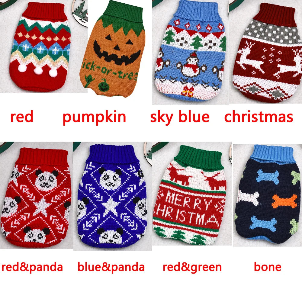 Knitted Puppy Cat Coat