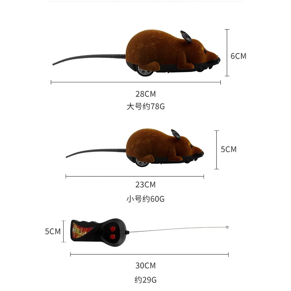 Rat Funny Cat Toy with Remote Control