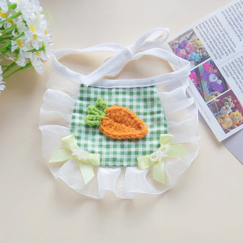1pc Pet Cat Bib Little Yellow Duck Pet Scarf
