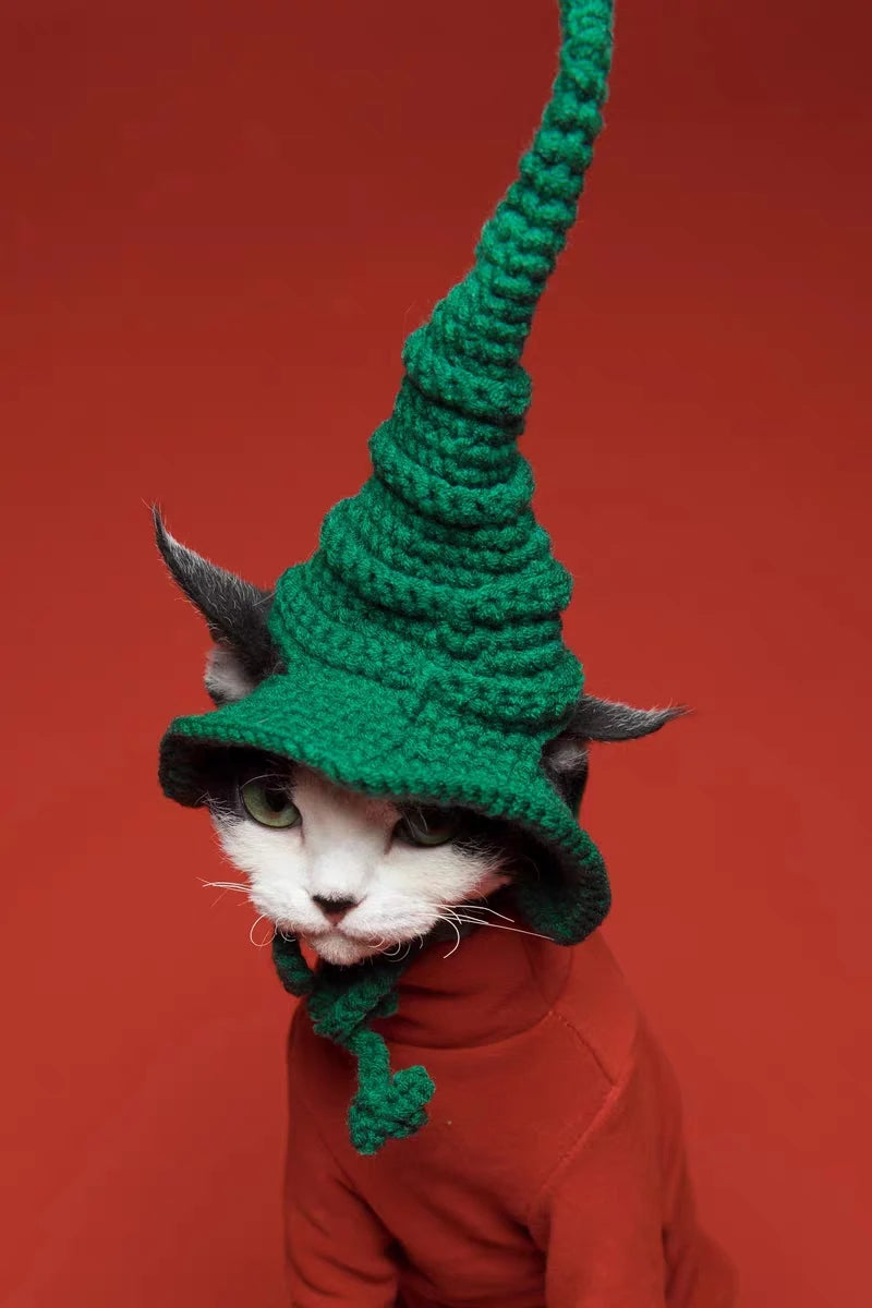 Funny Cute Halloween Christmas New Year Magic Wizard Hat