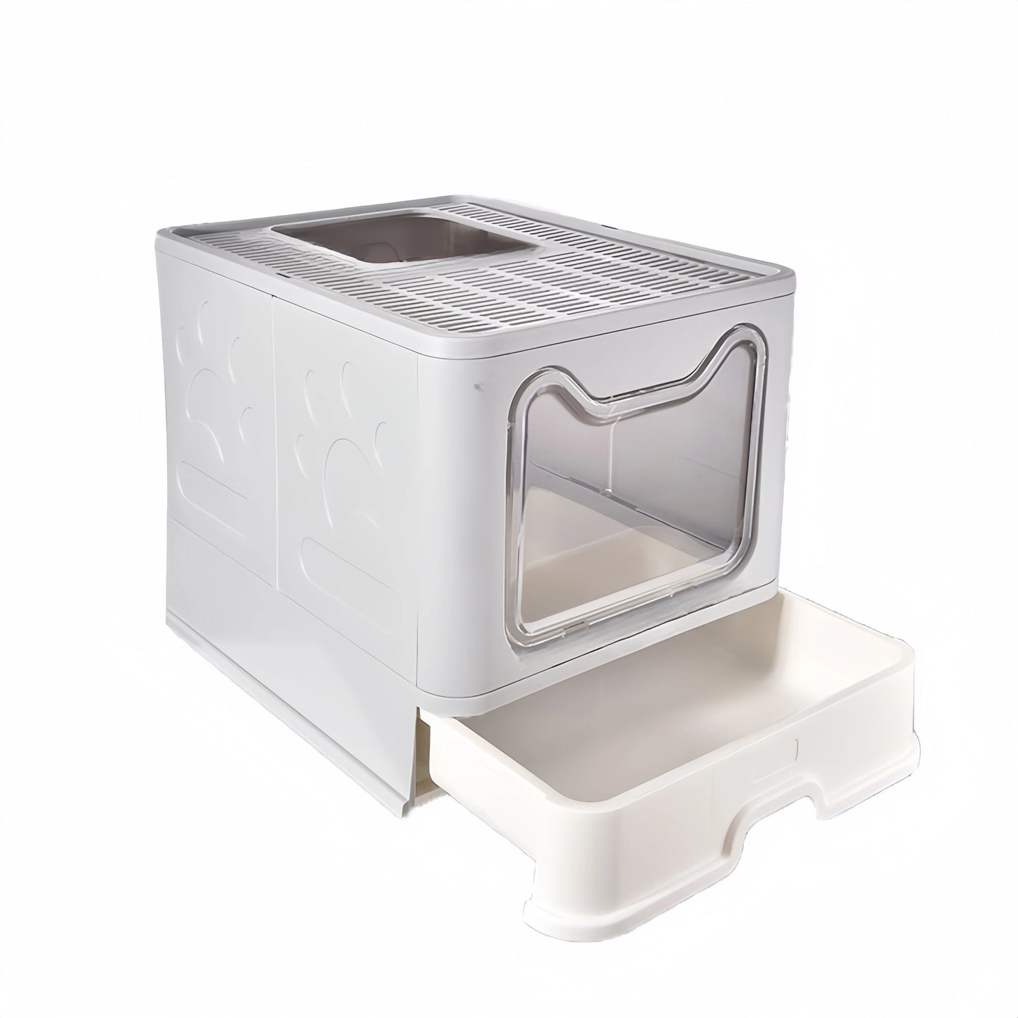 Foldable Litter Box: Drawer Scooper
