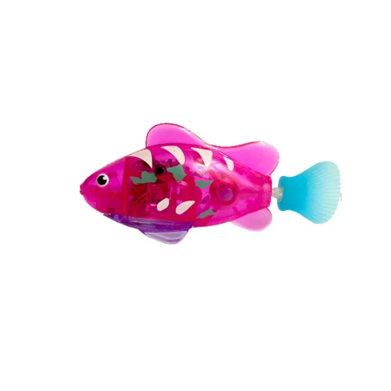 Pet Cat Toy LED Interactive Swimming Robot Fish