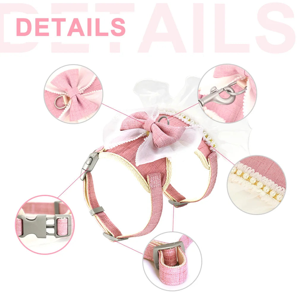 Nylon Cat Harness Leash Set