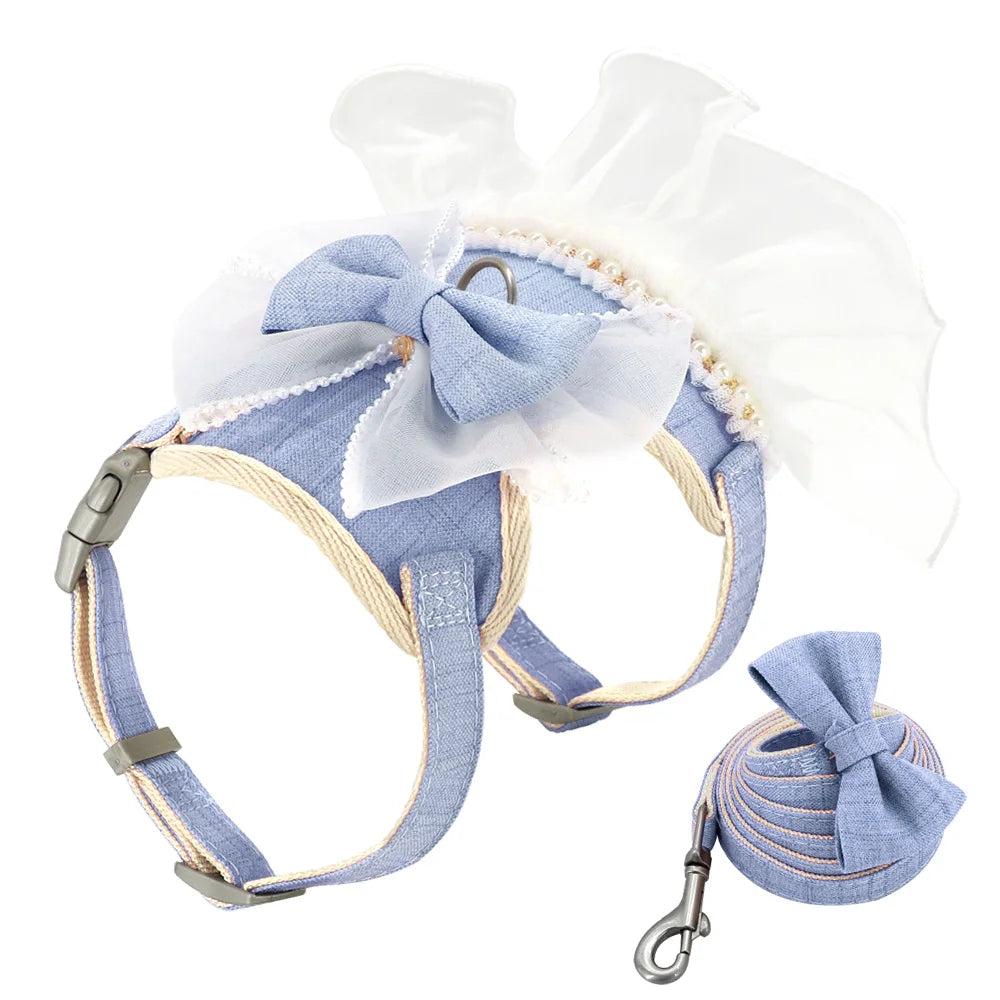 Nylon Cat Harness Leash Set