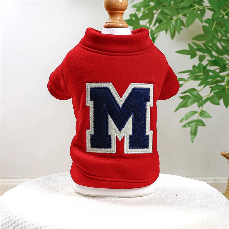 Personalized Letter Print Pet Dog Clothes