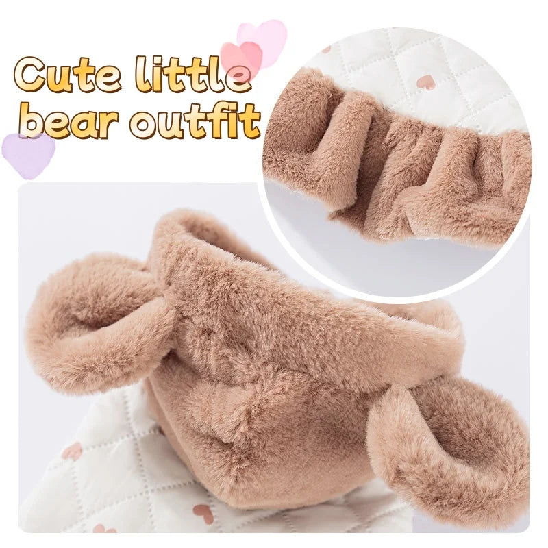 Heart Print Dog Down Jacket