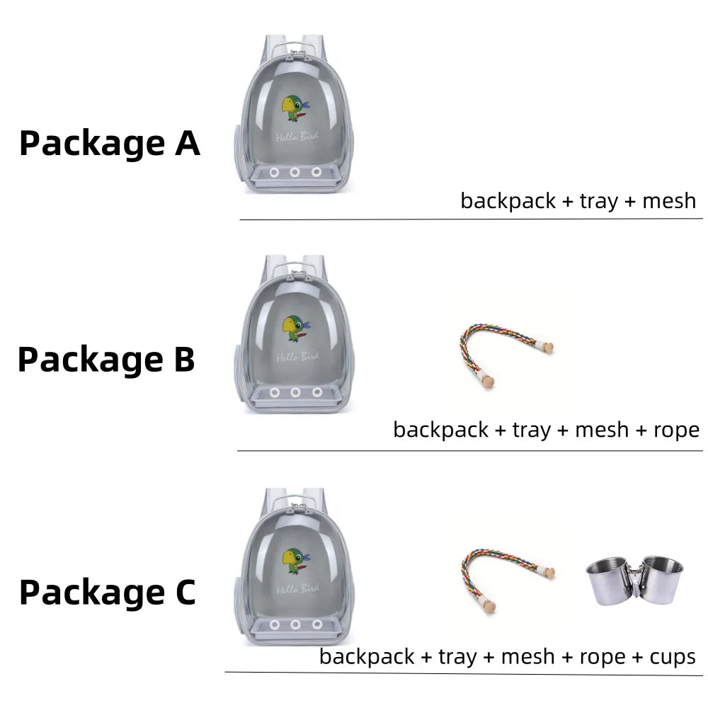 Bird Carrier Bird Backpack