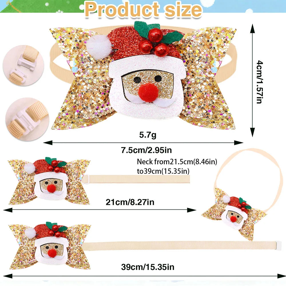 5/10PCS Cute Dog Bowtie