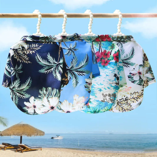 Hawaiian Beach Style Dog Shirt
