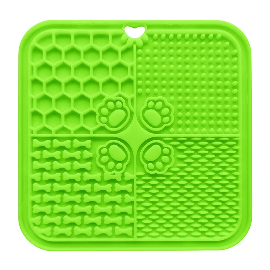11 Colors Pet Slow Feeding Mat With Spatula