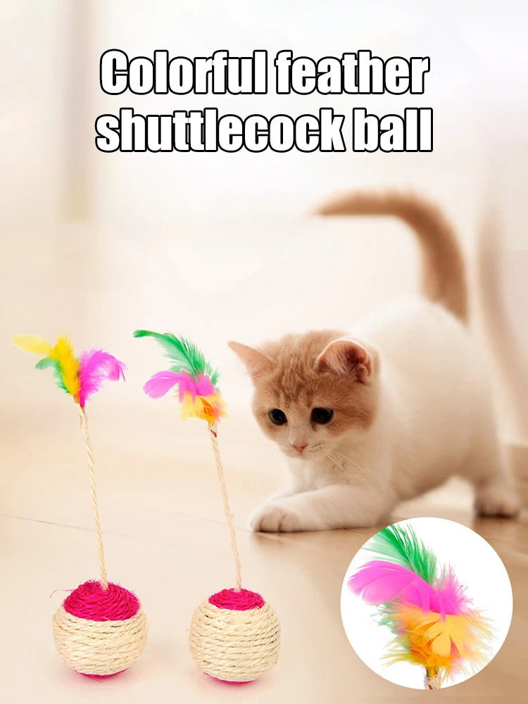 Colorful Feather Blanket Ball