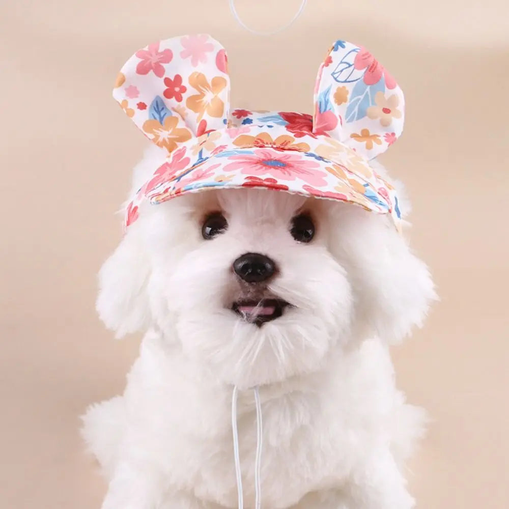 Pet Supplies With Ear Dog Sunscreen Hat